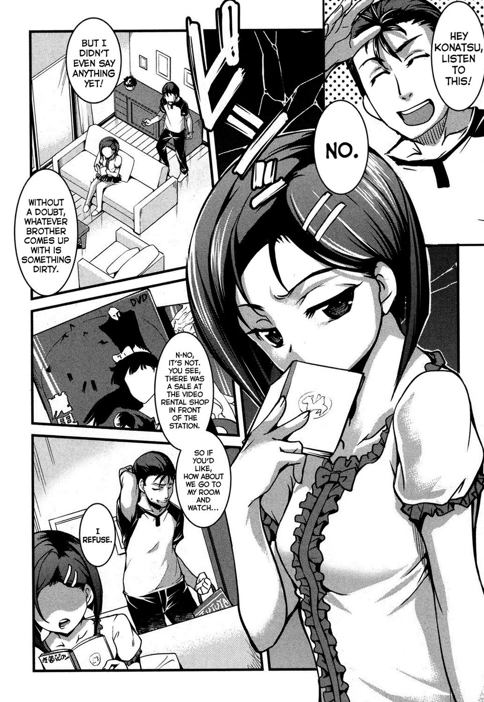 Hentai Manga Comic-Aniue ga Kedamono Sugite Meiwaku Sugiru-Chapter 1-1